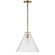 Katie Conical One Light Pendant in Hand-Rubbed Antique Brass (268|TOB 5226HAB/G6-CG)