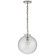 Katie Globe One Light Pendant in Polished Nickel (268|TOB 5226PN/G4-SG)