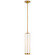 Calix LED Pendant in Hand-Rubbed Antique Brass (268|TOB 5276HAB-WG)