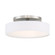 Manhattan LED Convertible Semi-Flush Mount in Brushed Nickel (34|FM-13114-BN)