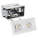 Mini Led Multiple Spots LED Two Light Remodel Housing with Trim and Light Engine in White (34|MT-3LD211R-W927-WT)