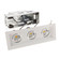 Mini Led Multiple Spots LED Three Light Remodel Housing with Trim and Light Engine in White (34|MT-3LD311R-W930-WT)