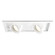 Tesla LED Multiple Two Light Trim with Light Engine in White (34|MT-5LD225T-S27-WT)