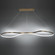 Marques LED Pendant in Aged Brass (34|PD-83148-AB)