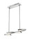 Aeon LED Linear Chandelier in Chrome (224|1003-4CH-LED)