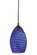 Jazz One Light Pendant in Sand Black (224|131-BLUE)