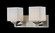 Quube Two Light Vanity in Brushed Nickel (224|2104-2V)