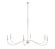 Arrington Six Light Chandelier in Polished Nickel (224|2301-63PN)