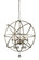 Acadia Six Light Chandelier in Antique Silver (224|415-24)