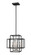 Titania Four Light Pendant in Black / Brushed Nickel (224|454-14BK-BN)