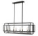 Titania Eight Light Linear Chandelier in Black / Brushed Nickel (224|454-44L-BK-BN)