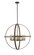 Kirkland Eight Light Chandelier in Rustic Mahogany (224|472B32-RM)