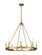 Barclay Eight Light Chandelier in Olde Brass (224|482R-8OBR)