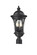 Doma Three Light Outdoor Post Mount in Black (224|543PHM-BK)