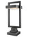 Luttrel LED Outdoor Pier Mount in Black (224|566PHBS-SQPM-BK-LED)