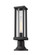 Glenwood One Light Outdoor Pier Mounted Fixture in Black (224|586PHMR-553PM-BK)