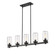 Tahoe Five Light Outdoor Linear Chandelier in Ashen Barnboard (224|588-5L-ABB)