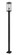 Nuri One Light Outdoor Post Mounted Fixture in Black (224|596PHBS-536P-BK)