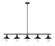 Casa Five Light Linear Chandelier in Matte Black (224|613-5L-MB)