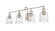 Bryant Four Light Vanity in Brushed Nickel (224|734-4V-BN) Bryant Four Light Vanity in Brushed Nickel (224|734-4V-BN)