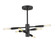 Ascension Six Light Semi Flush Mount in Matte Black (224|737SF6-MB)