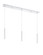 Forest LED Linear Chandelier in Chrome (224|917MP12-WH-LED-3LCH)