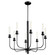 Sheridan Eight Light Chandelier in Matte Black (19|612-8-59)