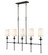 Emily Five Light Linear Chandelier in Matte Black (224|3033-5L-MB)