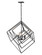 Euclid Six Light Chandelier in Matte Black (224|457-6MB)