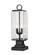 Sana Two Light Outdoor Pier Mounted Fixture in Black (224|592PHMS-SQPM-BK)