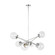 Tierney Six Light Chandelier in Chrome (454|3182706EN-05) Tierney Six Light Chandelier in Chrome (454|3182706EN-05)