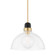 Camile One Light Pendant in Aged Brass (428|H482701L-AGB)