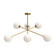 Cassia Six Light Chandelier in Aged Gold/Opal Matte Glass (452|CH549640AGOP)