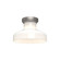 Westlake One Light Flush Mount in Brushed Nickel/Glossy Opal Glass (452|FM540011BNGO)