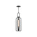 Soji One Light Pendant in Matte Black/Smoked Solid Glass (452|PD401606MBSM)