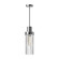 Kent One Light Pendant in Chrome/Clear Ribbed Glass (452|PD435605CHCR)