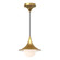 Fuji One Light Pendant in Brushed Gold/Opal Matte Glass (452|PD525009BGOP)