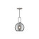 Soji One Light Pendant in Brushed Nickel/Smoked Solid Glass (452|PD601608BNSM)