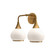 Hazel Two Light Bathroom Fixtures in Aged Gold/Opal Matte Glass (452|VL524217AGOP)