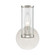 Revolve One Light Wall Sconce in Clear Glass/Polished Nickel (452|WV309001PNCG)