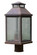 Canterbury Three Light Post Mount in Mission Brown (37|CAP-9F-MB)