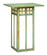Glasgow One Light Wall Mount in Verdigris Patina (37|GW-9LREC-VP)