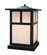 Mission One Light Column Mount in Antique Brass (37|MC-7EAM-AB)