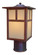 Mission One Light Post Mount in Slate (37|MP-6TWO-S)