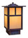 Mission One Light Post Cap in Antique Brass (37|MPC-6TRM-AB)