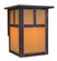 Mission One Light Wall Mount in Mission Brown (37|MW-6ERM-MB)