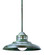 Newport One Light Pendant in Verdigris Patina (37|NSH-17F-VP)