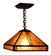 Prairie One Light Pendant in Mission Brown (37|PH-12M-MB)