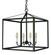 Vintage Four Light Pendant in Satin Black (37|VIH-18-BK)