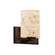 Alabaster Rocks One Light Wall Sconce in Dark Bronze (102|ALR-8441-10-DBRZ)